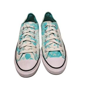 Converse Chuck Taylor all-Star Low Top shoes Size 9 Women's Aqua Print F71388F